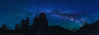 Milky Way over Cedar Pass, OR.