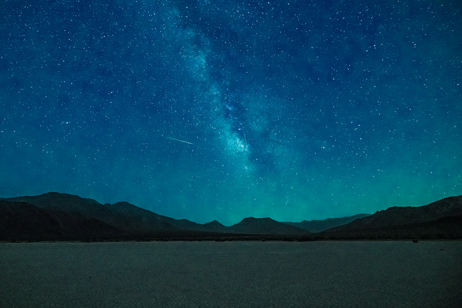 Milky-way over race track, Death Valley